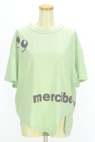 mercibeaucoup（メルシーボークー）の古着「オーバーサイズロゴプリントTシャツ（Ｔシャツ）」大画像１へ