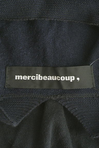 mercibeaucoup（メルシーボークー）の古着「バックロゴノースリーブニットトップス（ニット）」大画像６へ