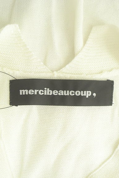 mercibeaucoup（メルシーボークー）の古着「ロゴ入りノースリーブニット（ニット）」大画像６へ