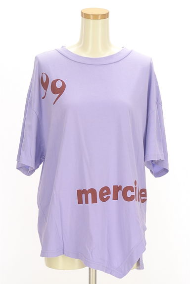 mercibeaucoup（メルシーボークー）の古着「ロゴプリントビッグTシャツ（Ｔシャツ）」大画像１へ
