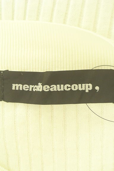 mercibeaucoup（メルシーボークー）の古着「五分袖リブニットトップス（ニット）」大画像６へ