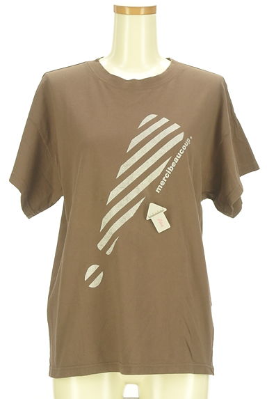 mercibeaucoup（メルシーボークー）の古着「ラメプリントTシャツ（Ｔシャツ）」大画像４へ