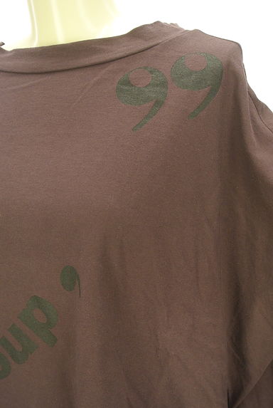 mercibeaucoup（メルシーボークー）の古着「ドルマンロゴTシャツ（Ｔシャツ）」大画像４へ