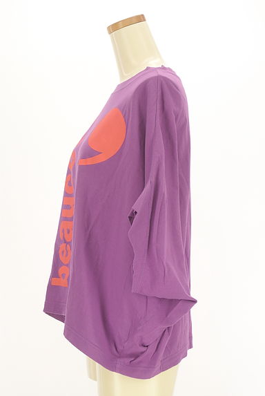 mercibeaucoup（メルシーボークー）の古着「ロゴプリントドルマンTシャツ（Ｔシャツ）」大画像３へ
