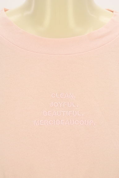 mercibeaucoup（メルシーボークー）の古着「ロゴ刺繍オーバーＴシャツ（Ｔシャツ）」大画像４へ