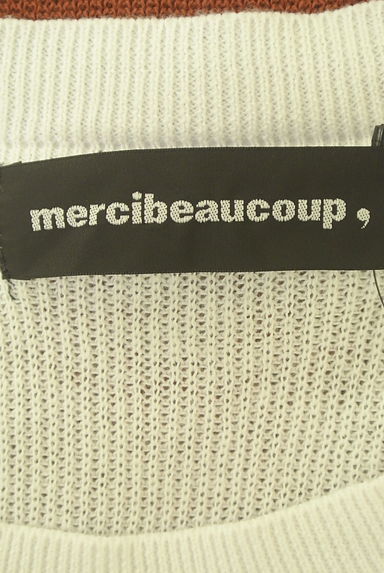 mercibeaucoup（メルシーボークー）の古着「配色ローゲージニットトップス（ニット）」大画像６へ