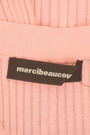 mercibeaucoup（メルシーボークー）の古着「ロング丈ロゴリブニット（ニット）」大画像６へ