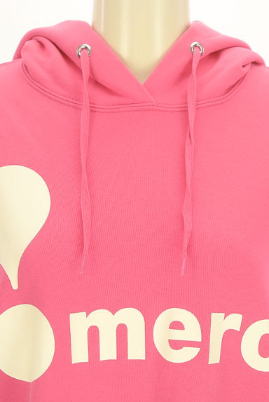 mercibeaucoup（メルシーボークー）の古着「ロゴプリントロング丈パーカー（スウェット・パーカー）」大画像４へ