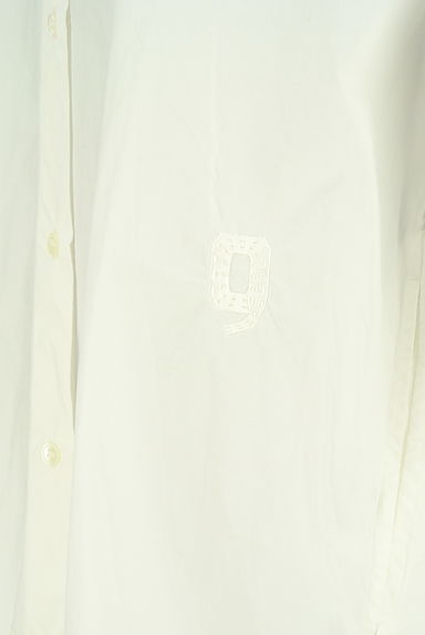 mercibeaucoup（メルシーボークー）の古着「フロントロゴ８分袖ロングシャツワンピース（ワンピース・チュニック）」大画像５へ