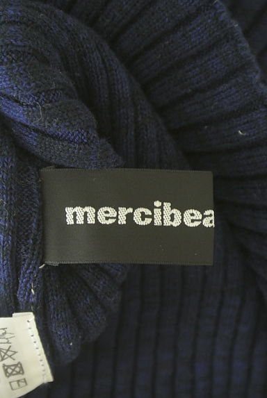 mercibeaucoup（メルシーボークー）の古着「ハイネックボーダーリブニット（ニット）」大画像６へ
