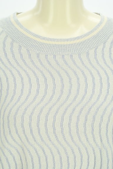 mercibeaucoup（メルシーボークー）の古着「くねくねラインニットトップス（ニット）」大画像４へ