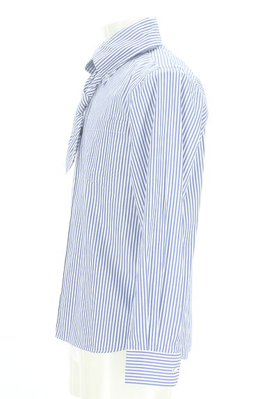 ZUCCa（ズッカ）の古着「タイ付きストライプシャツ（カジュアルシャツ）」大画像３へ