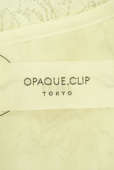 OPAQUE.CLIP（オペークドットクリップ）の古着「総レーススカラップカットソー（カットソー・プルオーバー）」大画像６へ