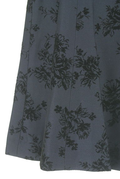 KarL Park Lane（カールパークレーン）の古着「ベロア切替フロッキー花柄膝丈スカート（スカート）」大画像５へ