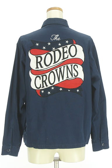 RODEO CROWNS（ロデオクラウン）の古着「バックロゴワッペンジャケット（ブルゾン・スタジャン）」大画像２へ