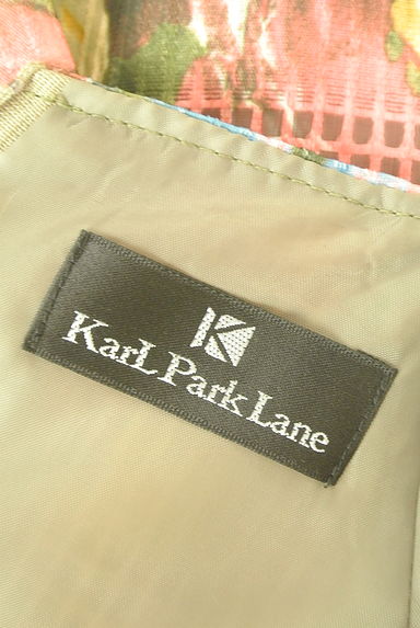 KarL Park Lane（カールパークレーン）の古着「膝丈花柄透かしワンピース（ワンピース・チュニック）」大画像６へ