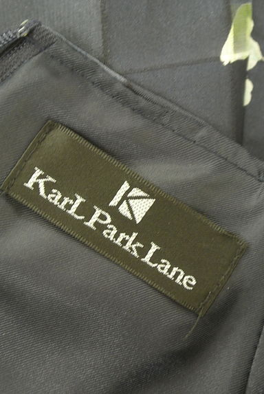 KarL Park Lane（カールパークレーン）の古着「花柄シアーチェック膝丈ワンピース（ワンピース・チュニック）」大画像６へ