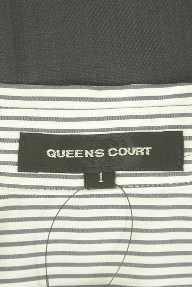QUEENS COURT（クイーンズコート）の古着「ベルト付き異素材膝丈ワンピース（ワンピース・チュニック）」大画像６へ