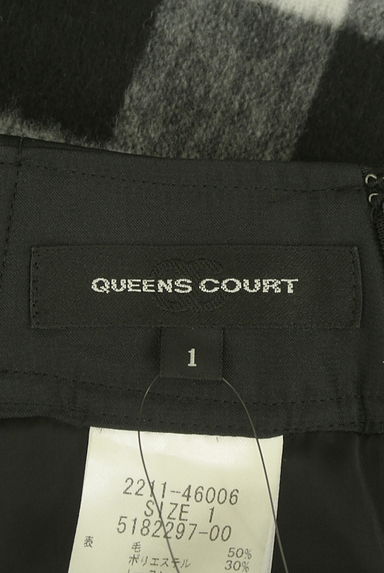 QUEENS COURT（クイーンズコート）の古着「ギンガムチェック柄タイトミニスカート（スカート）」大画像６へ