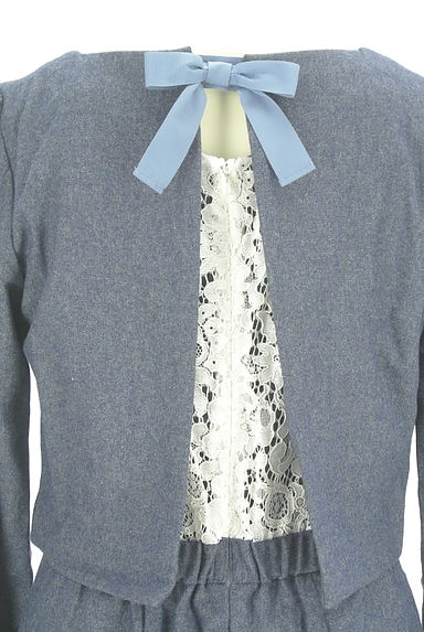 PROPORTION BODY DRESSING（プロポーションボディ ドレッシング）の古着「バックコンシャス膝丈起毛ワンピース（ワンピース・チュニック）」大画像４へ