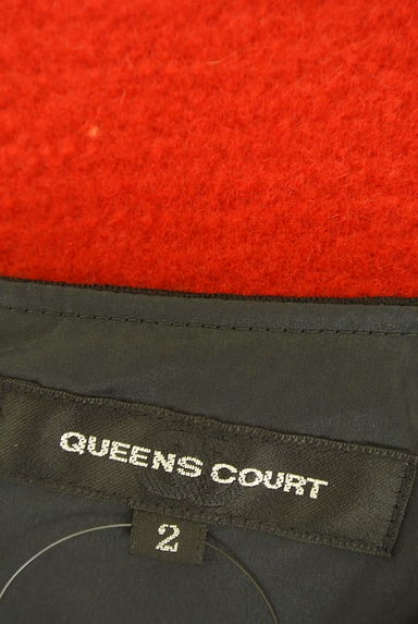 QUEENS COURT（クイーンズコート）の古着「ラップ風配色膝上ワンピース（ワンピース・チュニック）」大画像６へ