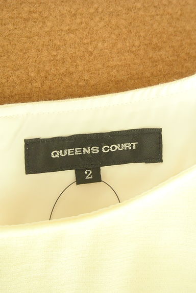 QUEENS COURT（クイーンズコート）の古着「ラップ風膝丈起毛ワンピース（ワンピース・チュニック）」大画像６へ