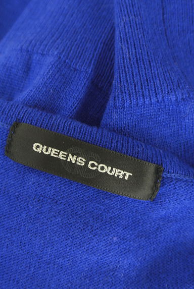 QUEENS COURT（クイーンズコート）の古着「半袖ニット＋花ボタンカーディガン（アンサンブル）」大画像６へ