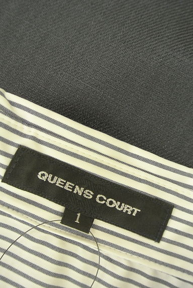 QUEENS COURT（クイーンズコート）の古着「ストライプ柄シャツ切替ワンピース（ワンピース・チュニック）」大画像６へ