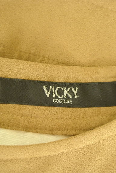 VICKY（ビッキー）の古着「スウェード切替膝上刺繍ワンピース（ワンピース・チュニック）」大画像６へ