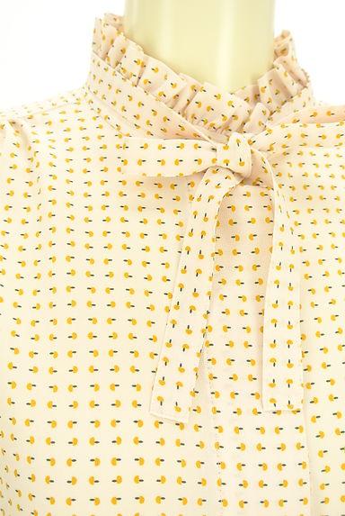 A.P.C.（アーペーセー）の古着「リボンタイ付きフリルネックブラウス（ブラウス）」大画像４へ