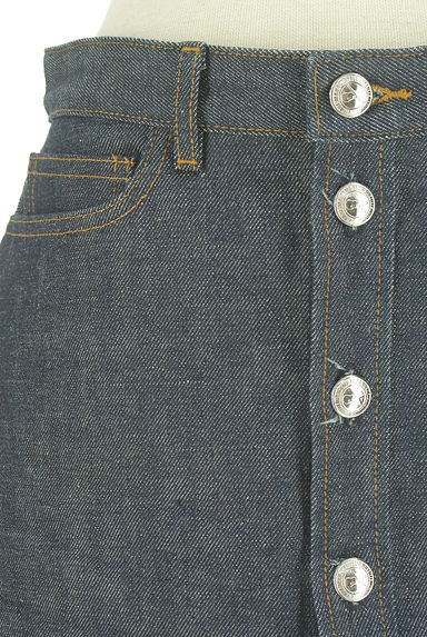 A.P.C.（アーペーセー）の古着「ノンウォッシュ膝丈デニムスカート（スカート）」大画像４へ