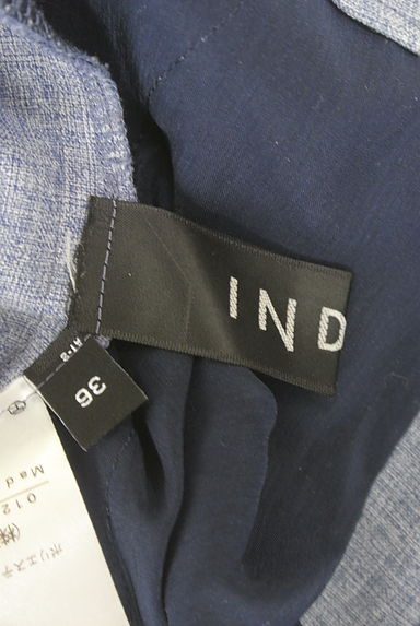 INDIVI（インディヴィ）の古着「センタープレスクロップド丈パンツ（パンツ）」大画像６へ