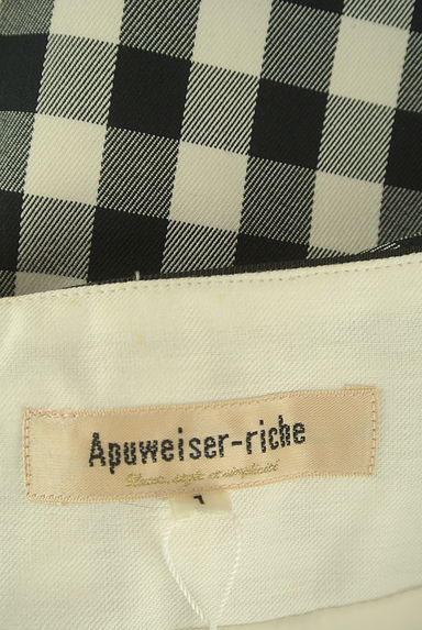Apuweiser riche（アプワイザーリッシェ）の古着「バックリボンギンガムチェック柄膝丈タイトスカート（スカート）」大画像６へ
