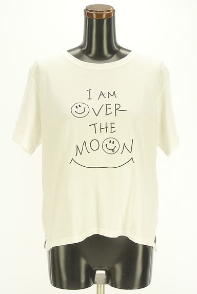 NATURAL BEAUTY BASIC（ナチュラルビューティベーシック）の古着「手書き風プリントゆるＴシャツ（Ｔシャツ）」大画像１へ