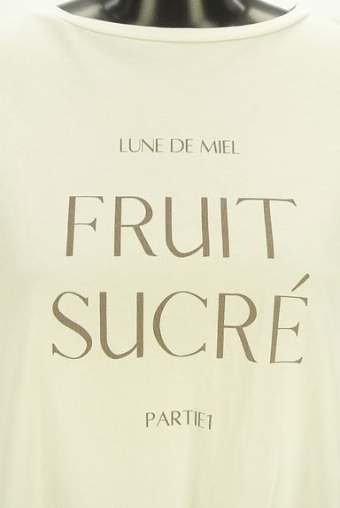Rouge vif La cle（ルージュヴィフラクレ）の古着「フレンチスリーブプリントＴシャツ（Ｔシャツ）」大画像４へ