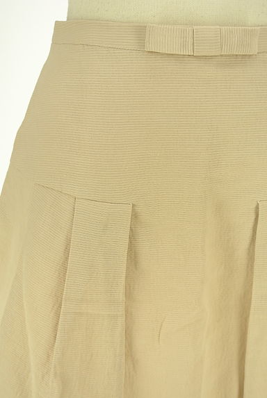 ROPE（ロペ）の古着「リボン付きタックフレアミニスカート（スカート）」大画像４へ