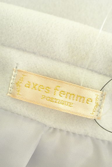 axes femme（アクシーズファム）の古着「スカラップロングコート（コート）」大画像６へ