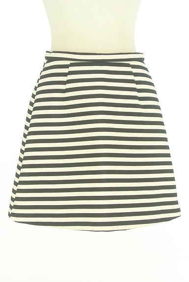 MOUSSY（マウジー）の古着「ボーダー台形ミニスカート（ミニスカート）」大画像１へ