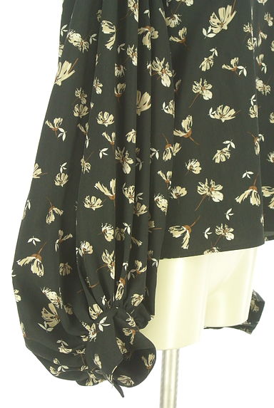 MOUSSY（マウジー）の古着「バンドカラー花柄カットソー（ブラウス）」大画像５へ
