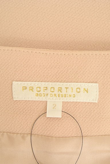 PROPORTION BODY DRESSING（プロポーションボディ ドレッシング）の古着「膝上タックスカート（ミニスカート）」大画像６へ