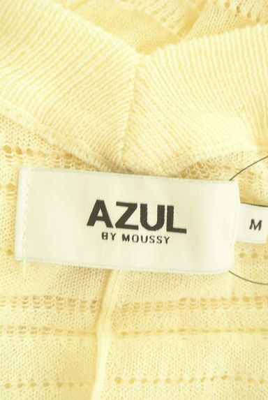 AZUL BY MOUSSY（アズールバイマウジー）の古着「透かし編みニットカーディガン（カーディガン・ボレロ）」大画像６へ