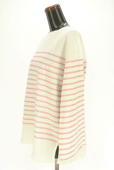 JOURNAL STANDARD relume（ジャーナルスタンダード レリューム）の古着「パネルボーダーオーバーサイズカットソー（カットソー・プルオーバー）」大画像３へ
