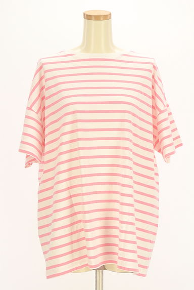 JOURNAL STANDARD（ジャーナルスタンダード）の古着「ボーダービッグTシャツ（カットソー・プルオーバー）」大画像１へ