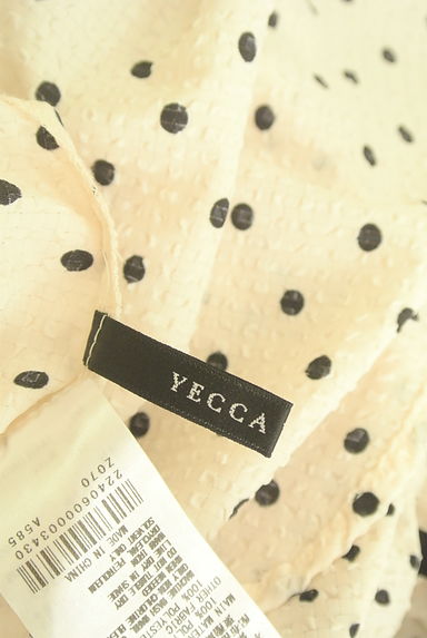 YECCA VECCA（イェッカヴェッカ）の古着「ラグランボリューム袖ドットカットソー（カットソー・プルオーバー）」大画像６へ