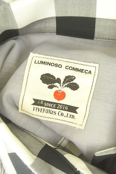 COMME CA（コムサ）の古着「ショート丈チェック柄シャツ（カジュアルシャツ）」大画像６へ