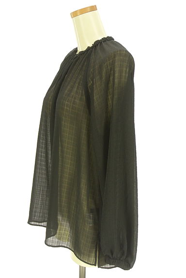 LAUTREAMONT（ロートレアモン）の古着「チェック柄シアーカットソー（カットソー・プルオーバー）」大画像３へ
