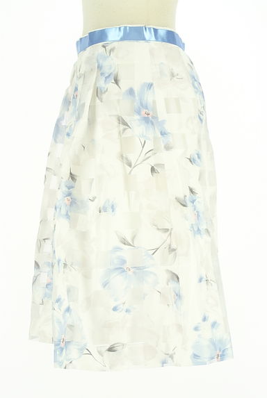 KarL Park Lane（カールパークレーン）の古着「花柄シアーオーガンジー膝丈スカート（スカート）」大画像３へ