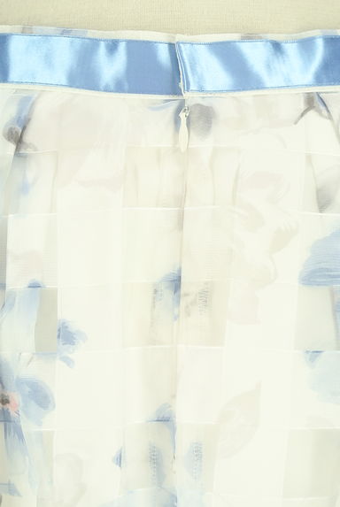 KarL Park Lane（カールパークレーン）の古着「花柄シアーオーガンジー膝丈スカート（スカート）」大画像４へ