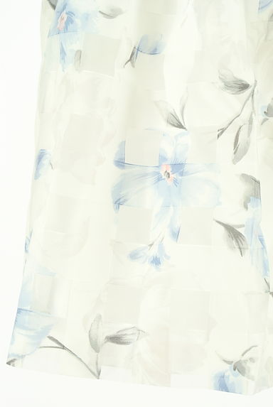 KarL Park Lane（カールパークレーン）の古着「花柄シアーオーガンジー膝丈スカート（スカート）」大画像５へ