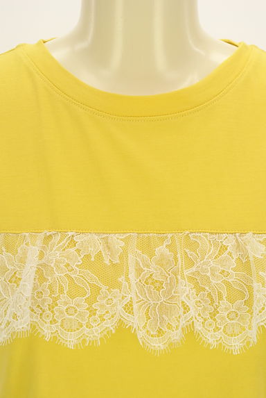 mila schon（ミラショーン）の古着「レースフリルTシャツ（Ｔシャツ）」大画像４へ